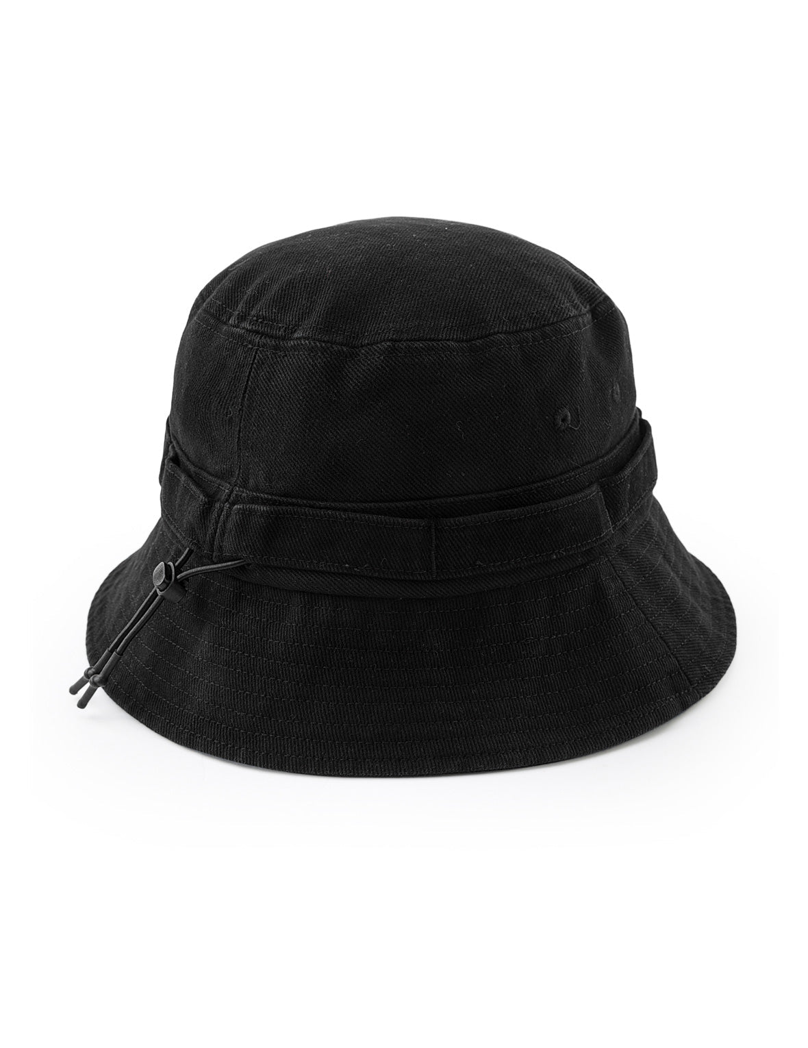 仏頭 レザーパッチ バケットハット